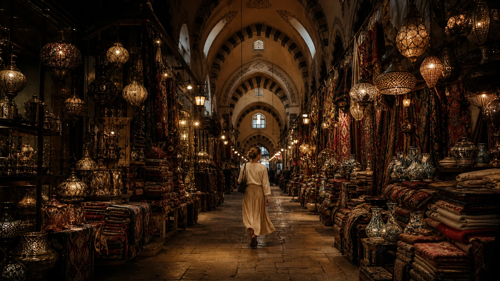 Mercados históricos y calles de Estambul