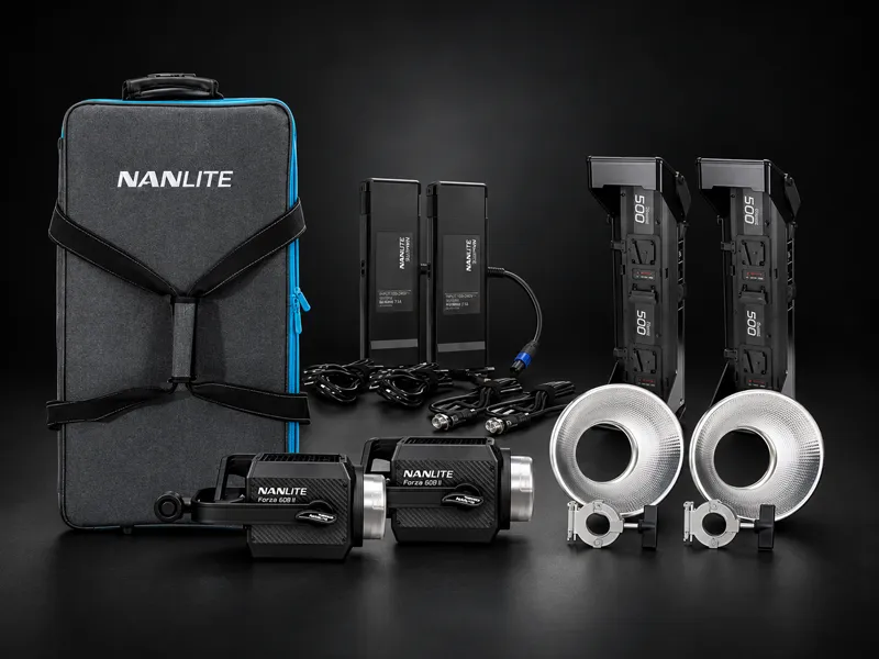 Focos LED Nanlite Forza 500 - Kit 2 unidades